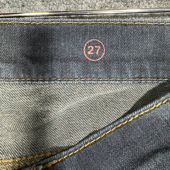 Max Azria Jeans Womens 27 Straight Leg Dark Wash Cotton Stretch Pockets - Picture 6 of 11